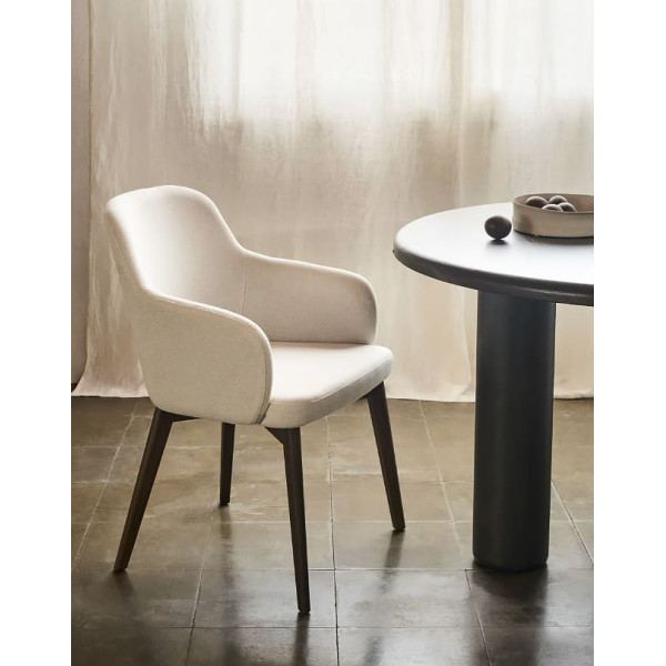 Стул La Forma NELIDA C0100170JJ12 Бежевый ткань-1