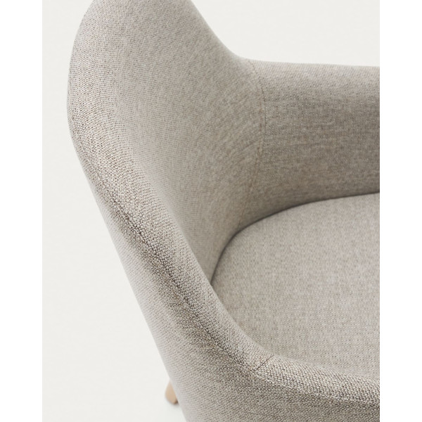 Стілець La Forma NELIDA C0100072JJ10 Коричневий тканина-9