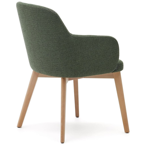 Стілець La Forma NELIDA C0100072JJ06 Зелений тканина-3