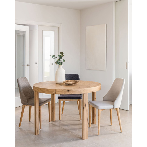 Стул La Forma ROSIE CC0079KY10 Коричневый ткань Шенил-2