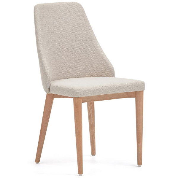 Стілець La Forma ROSIE CC0079KY12 Бежева тканина Шеніл-0