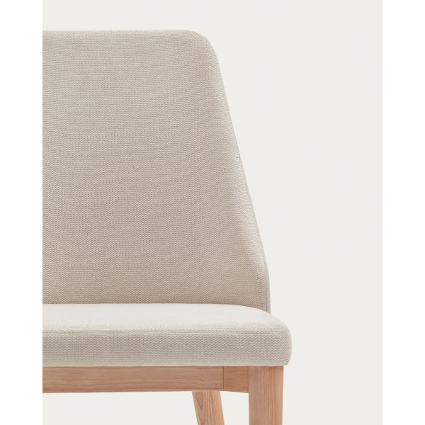 Стілець La Forma ROSIE CC0079KY12 Бежева тканина Шеніл-7