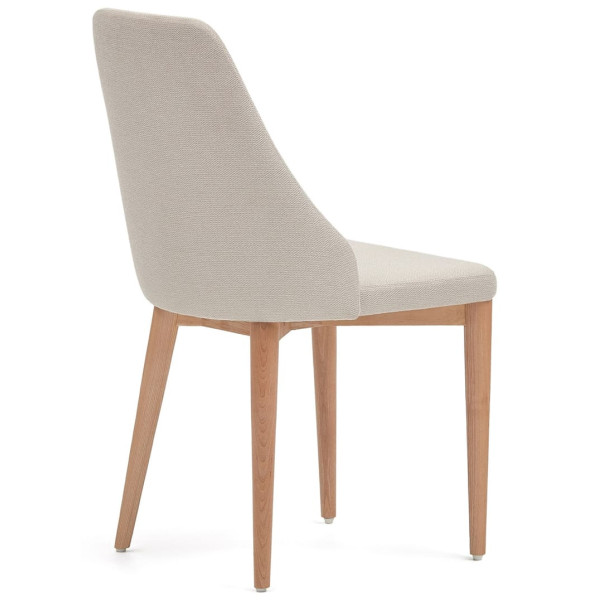 Стілець La Forma ROSIE CC0079KY12 Бежева тканина Шеніл-5