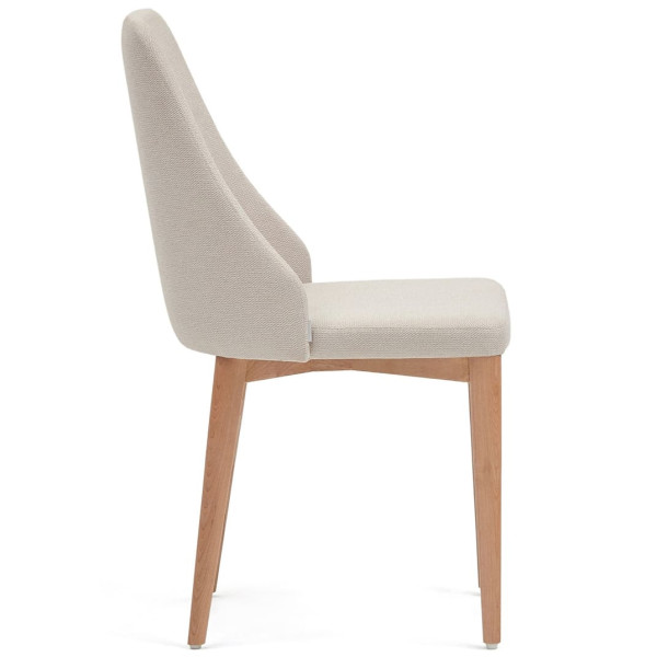 Стілець La Forma ROSIE CC0079KY12 Бежева тканина Шеніл-4