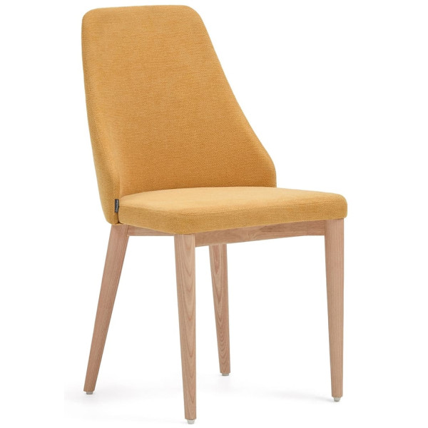 Стул La Forma ROSIE CC0079KY31 Горчичный ткань Шенил-0