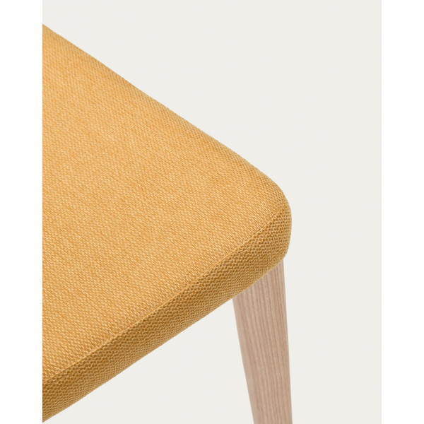 Стул La Forma ROSIE CC0079KY31 Горчичный ткань Шенил-8