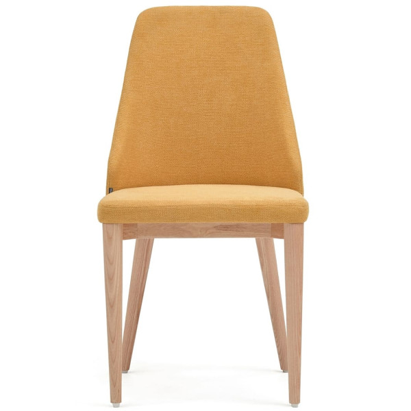 Стул La Forma ROSIE CC0079KY31 Горчичный ткань Шенил-2