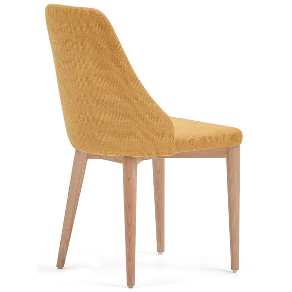 Стул La Forma ROSIE CC0079KY31 Горчичный ткань Шенил-4