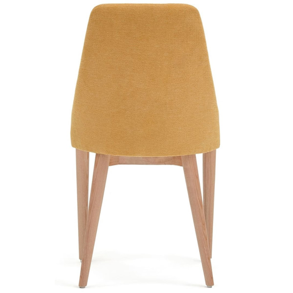 Стул La Forma ROSIE CC0079KY31 Горчичный ткань Шенил-5