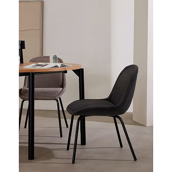 Стул La Forma AIMIN CC6853BF15 Темно-серый ткань синель-1