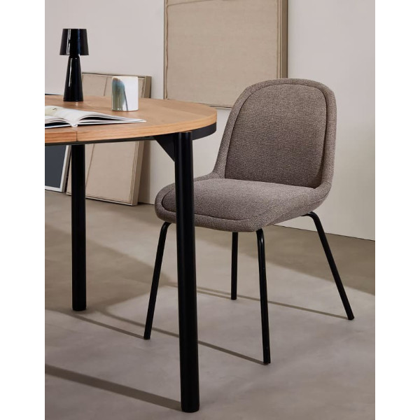 Стул La Forma AIMIN CC6853BF11 Коричневый ткань синель-1