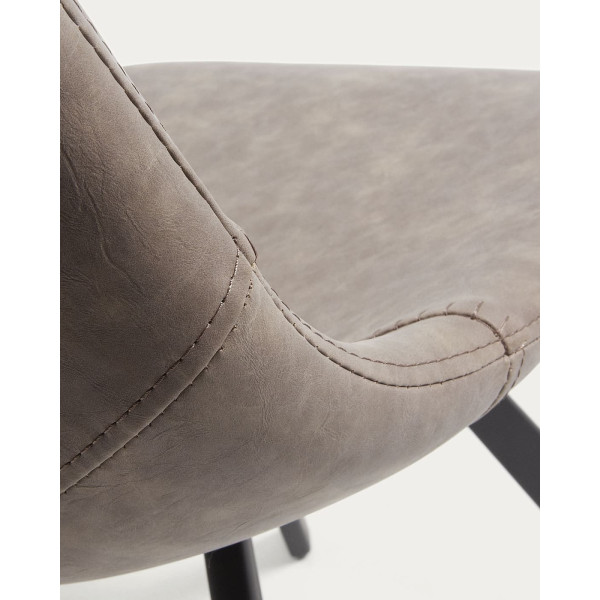 Стілець La Forma ANDI Сіро-коричневий-3