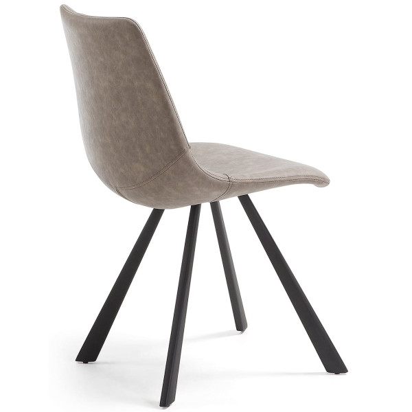 Стілець La Forma ANDI Сіро-коричневий-2