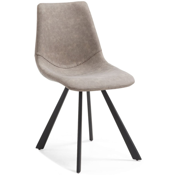 Стілець La Forma ANDI Сіро-коричневий-0