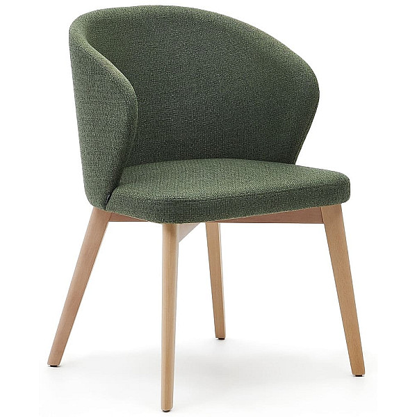 Стілець La Forma DARICE C0100064JJ06 Зелений тканина-0