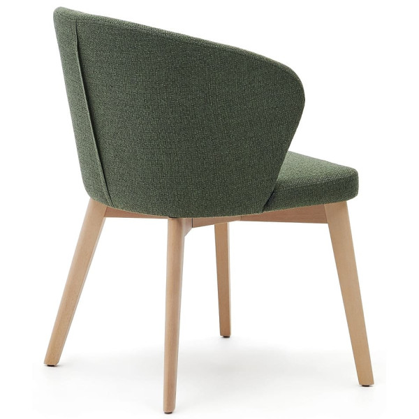 Стілець La Forma DARICE C0100064JJ06 Зелений тканина-3