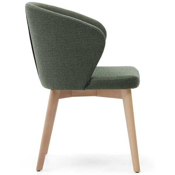 Стілець La Forma DARICE C0100064JJ06 Зелений тканина-2