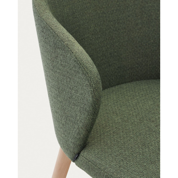 Стілець La Forma DARICE C0100064JJ06 Зелений тканина-5