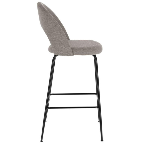 Напівбарний стілець La Forma Mahalia Сірий-4