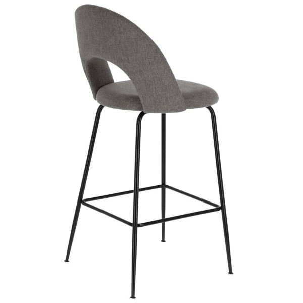 Напівбарний стілець La Forma Mahalia Темно-сірий-5