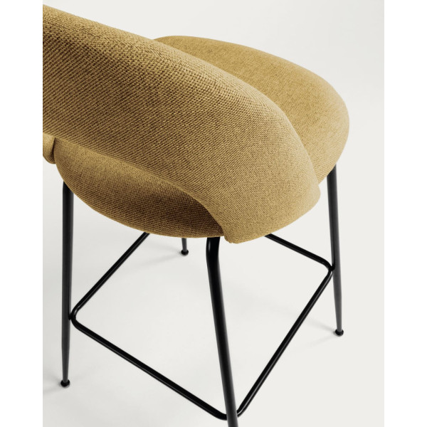 Напівбарний стілець La Forma Mahalia Жовтий-5
