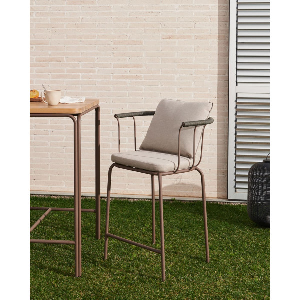 Полубарный стул La Forma SALGUER J1100015RR09 Коричневый-9