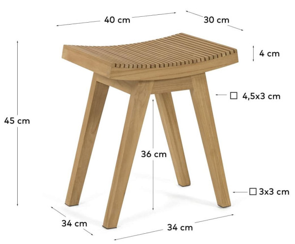 Табурет La Forma Vicentina CC6831M46-6