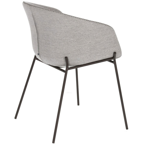 Стілець La Forma ZADINE CC1084VD14 Світло-сірий тканина-6