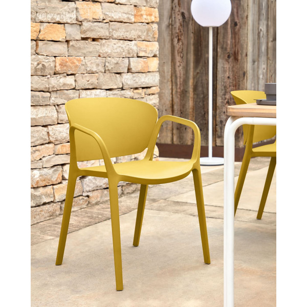 Стілець La Forma ANIA CC6094S31 Жовтий-1