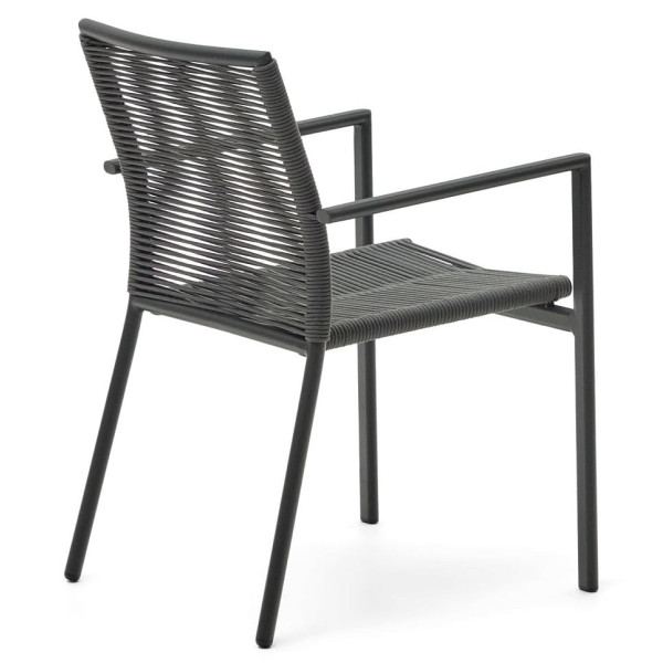 Садовый стул La Forma CULIP J0600019NN02 Темно-серый-4