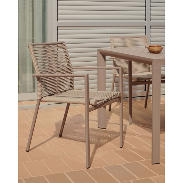 Садовий стілець La Forma CULIP J0600019NN12 Коричневий-1