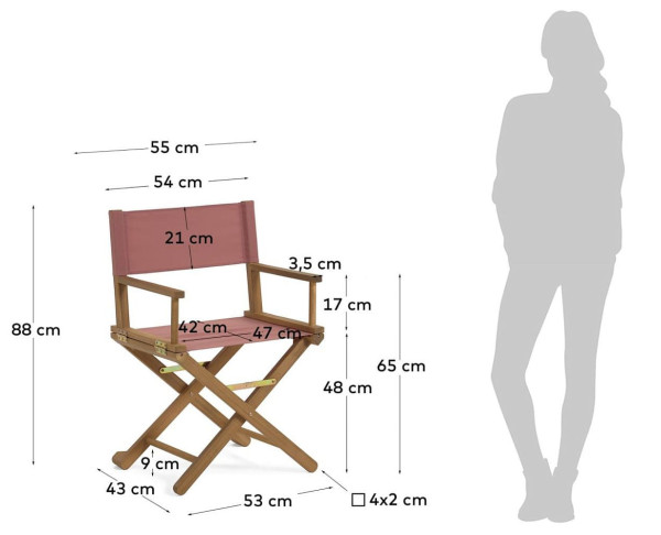 Стул La Forma Dalisa Розовый-12