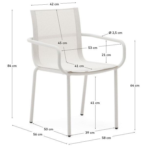 Садовый стул La Forma GALDANA J0600085NN05-7