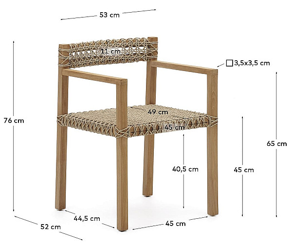 Стілець La Forma GIVEROLA J0600039MM46-9