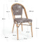 Стілець La Forma MARILYN AB510J09 Коричневий-11-thumb