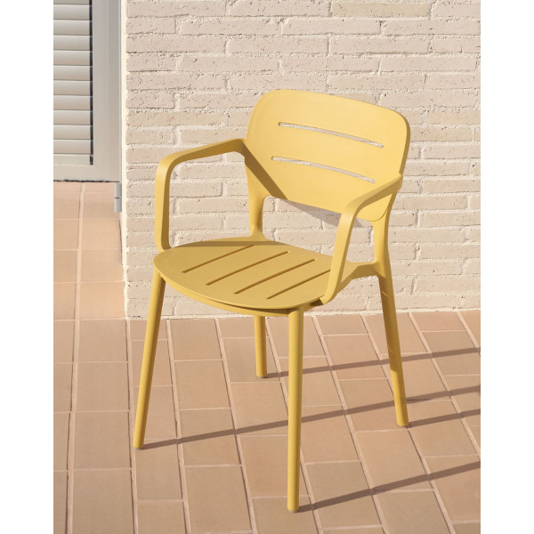 Садовый стул La Forma MORELLA CC6108S31 Горчичный-1