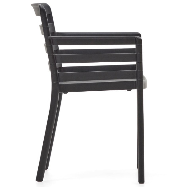 Садовий стілець La Forma NARIET CC6106S01 Чорний-3