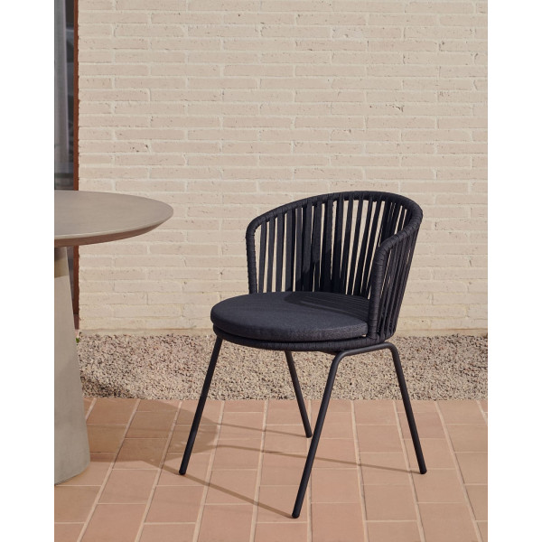 Стілець La Forma SACONCA J0600048JJ01 Чорний-1