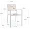 Стілець La Forma SIRLEY AB508N05 Білий-7-thumb