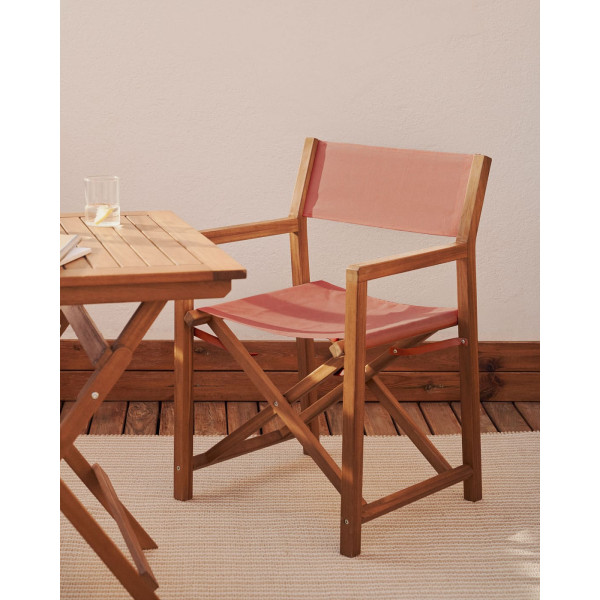 Стілець складаний La Forma THIANNA J0700001JJ86 Теракотовий-1