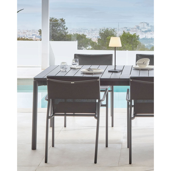 Садовый стул La Forma ZALTANA CC6033R02 Темно-серый-4