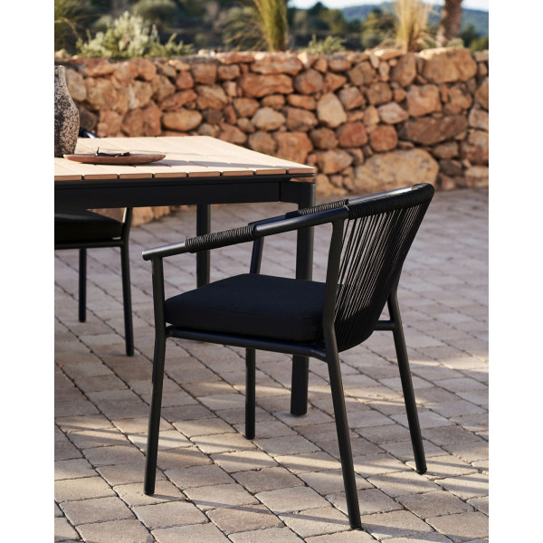 Стілець La Forma XELIDA J0600034RR15 Чорний-1