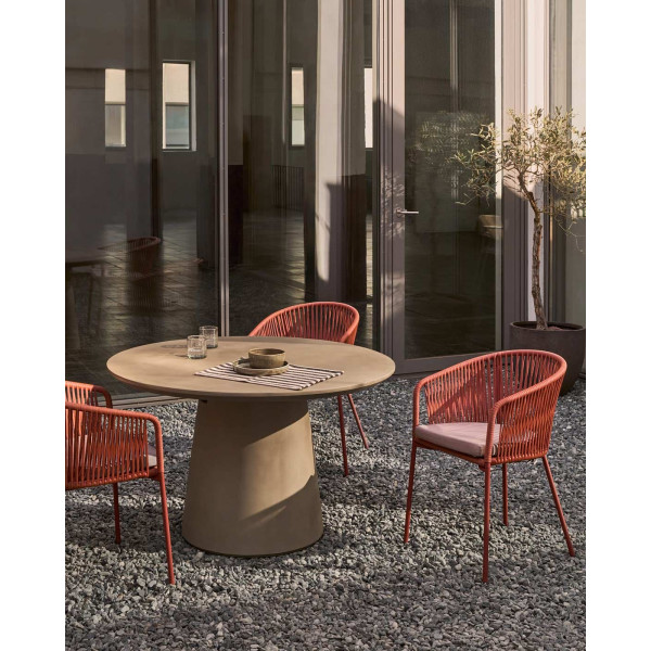 Кресло La Forma Yanet CC2189J86 Терракотовый-2