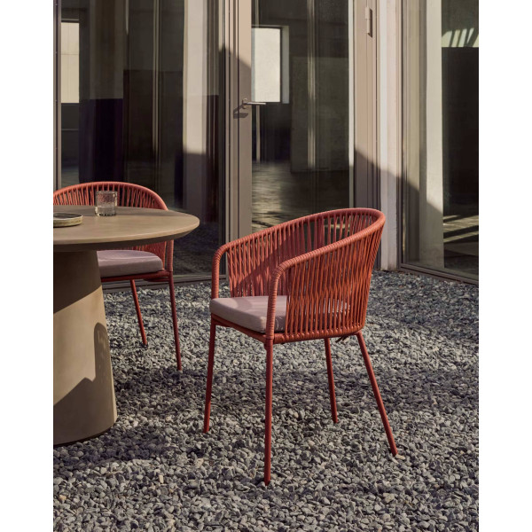 Кресло La Forma Yanet CC2189J86 Терракотовый-1