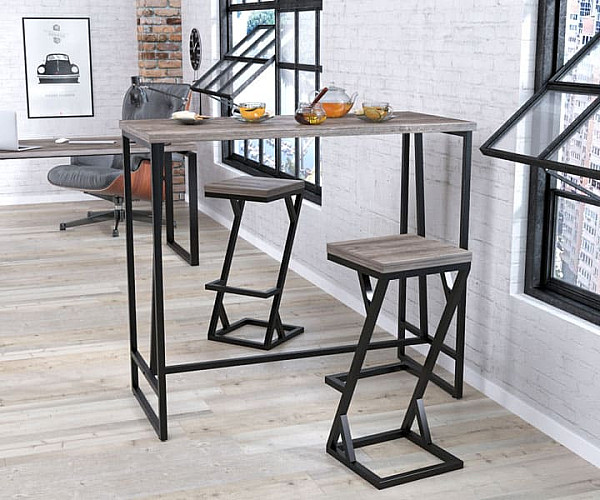 Барный стол Loft Design BS-125 Дуб Палена Барный стол Loft Design BS-125 Дуб Палена-0