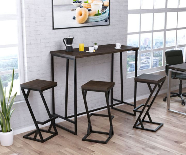 Барный стол Loft Design BS-125 Венге Луизиана-0