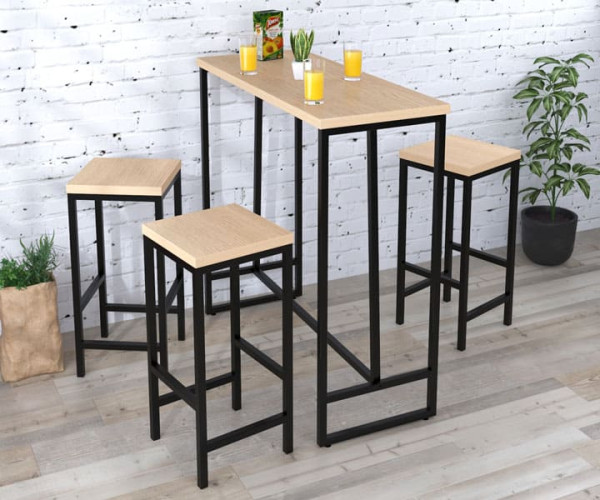 Барний стілець Loft Design BS-1 Дуб Борас-1