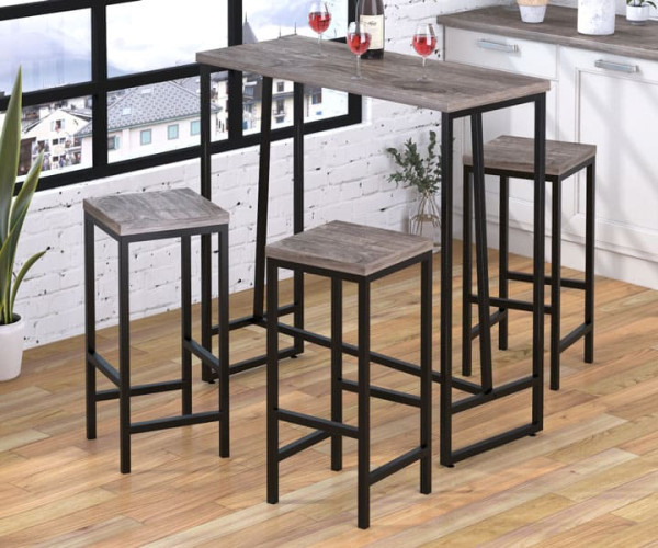 Барный стул Loft Design BS-1 Дуб Палена-2