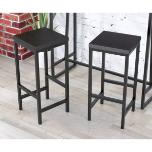 Барный стул Loft Design BS-1 Венге Луизиана