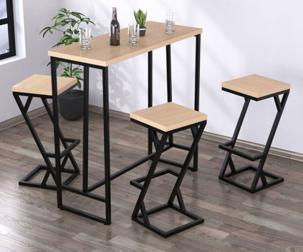 Барный стул Loft Design BS-2 Дуб Борас-1